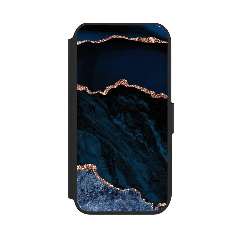 iPhone 7 NIVOflip Nacht Blau Marmor Landschaft