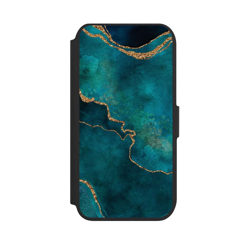 iPhone 7 NIVOflip Edelstein glänzend aquamarin