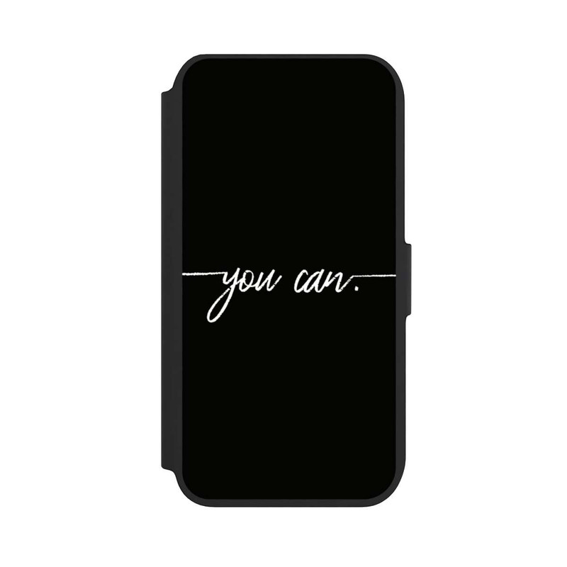 iPhone 7 NIVOflip You Can Schwarz