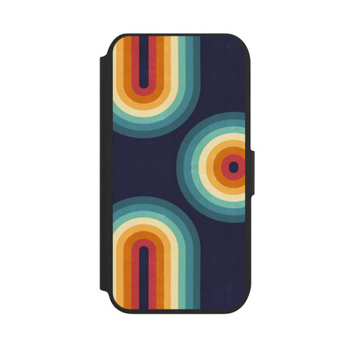 Apple iPhone 7 NIVOflip Double Rainbow on Blue