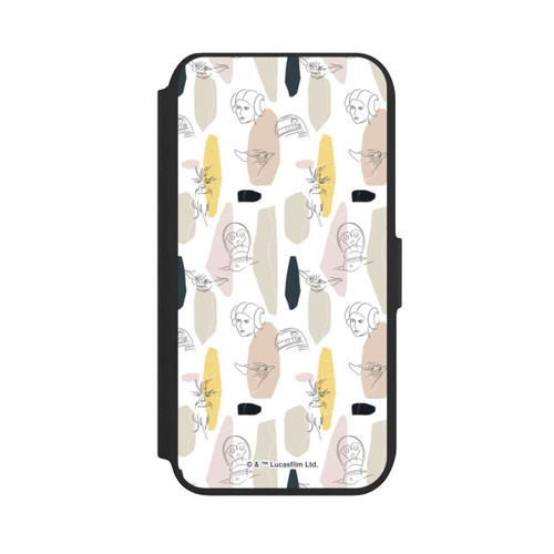 Apple iPhone 7 NIVOflip Helle Seite Line Art