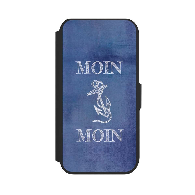 iPhone 7 NIVOflip Moin Anker grunge blau