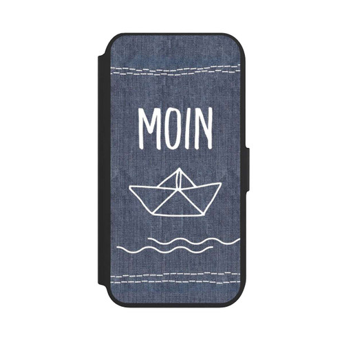 Apple iPhone 7 NIVOflip Moin Schiff Denim