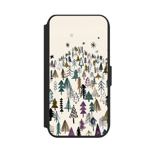 Apple iPhone 7 NIVOflip Bergbäume Wald Lila