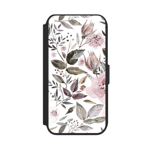 Apple iPhone 7 NIVOflip Aquarell braune Rosenblüten