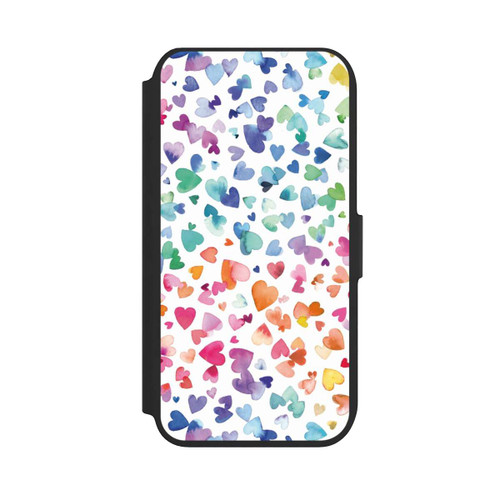 Apple iPhone 7 NIVOflip Liebesherzen aquarell