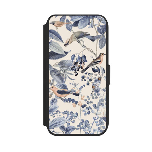 Apple iPhone 7 NIVOflip Vögel und Beeren in Beige
