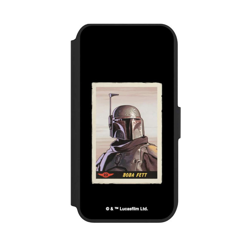 iPhone 7 NIVOflip Boba Fett Badges Schwarzer Hintergrund