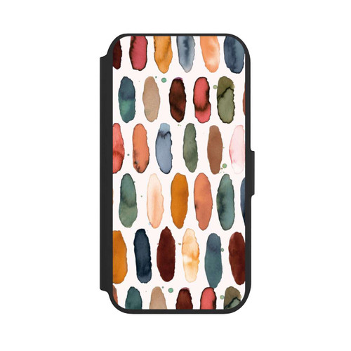 Apple iPhone 7 NIVOflip Watercolor Dashes Mineral Terracotta
