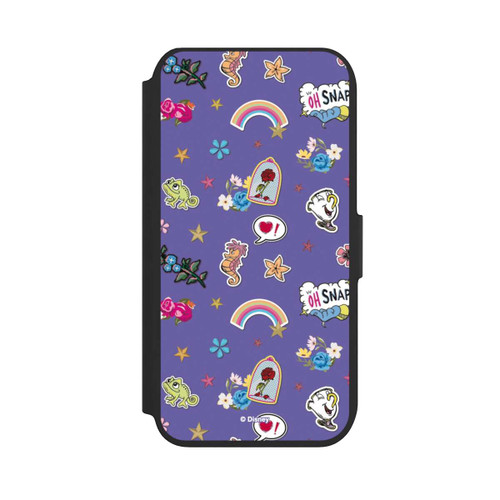 Apple iPhone 7 NIVOflip Princess Pattern Purple Disney Princess