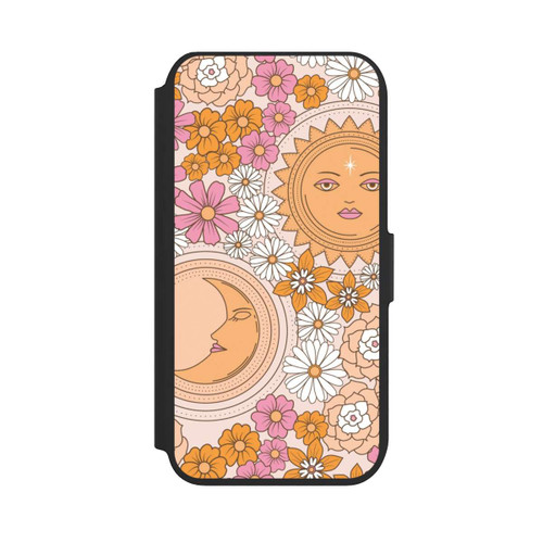 Apple iPhone 7 NIVOflip Mond-Sonne-Blumen