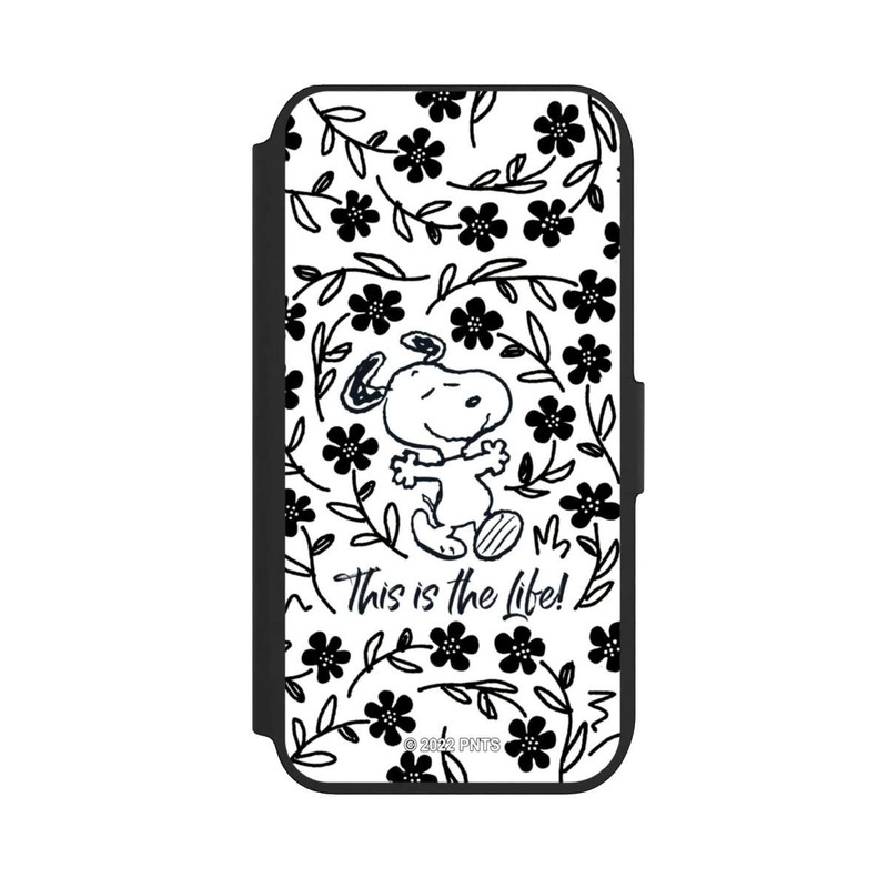 iPhone 7 NIVOflip Snoopy schwarz und weiß This Is The Life