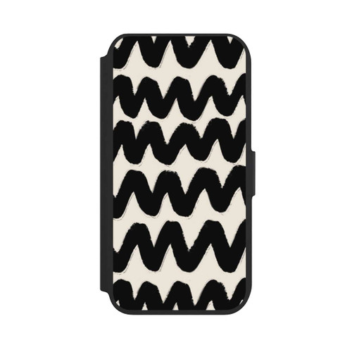 Apple iPhone 7 NIVOflip Vagues Noires Pattern