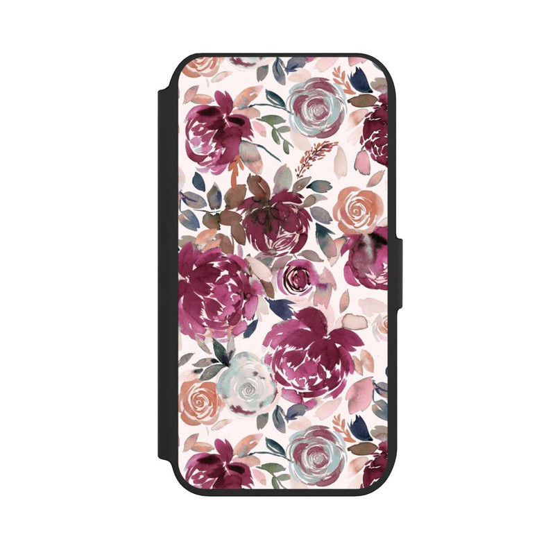 iPhone 7 NIVOflip Herbstpfingstrosen und Rosen in Rosa