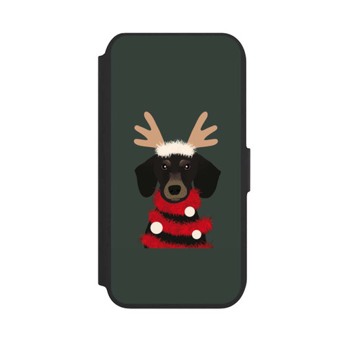 Apple iPhone 7 NIVOflip weihnachtlicher Dackel