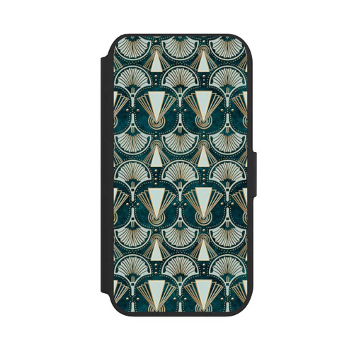 Apple iPhone 7 NIVOflip Art Deco Green Pattern