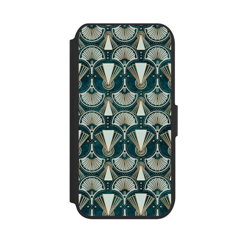 iPhone 7 NIVOflip Art Deco Green Pattern
