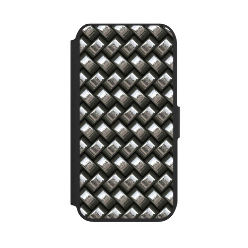 Apple iPhone 7 NIVOflip Glamour Silver Metal