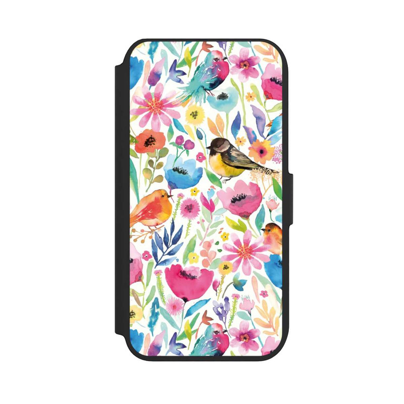 iPhone 7 NIVOflip Wunderliche Vögel und Blumen