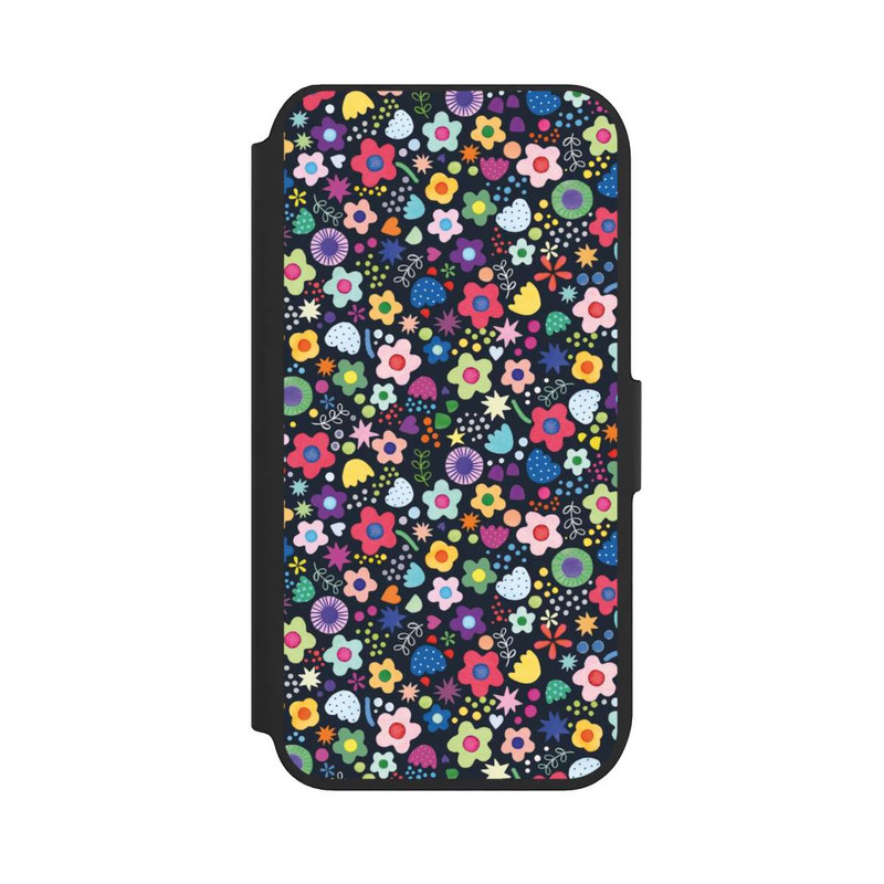iPhone 7 NIVOflip Psychedelic Flowers Multi Black