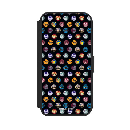 Apple iPhone 7 NIVOflip Bijuu Muster Schwarz