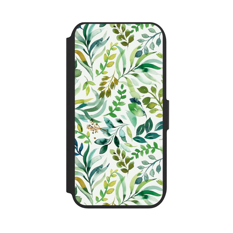 iPhone 7 NIVOflip Aquarell Palmenblätter Botanisch Grün