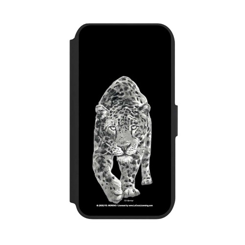 Apple iPhone 7 NIVOflip Leopard Schwarz