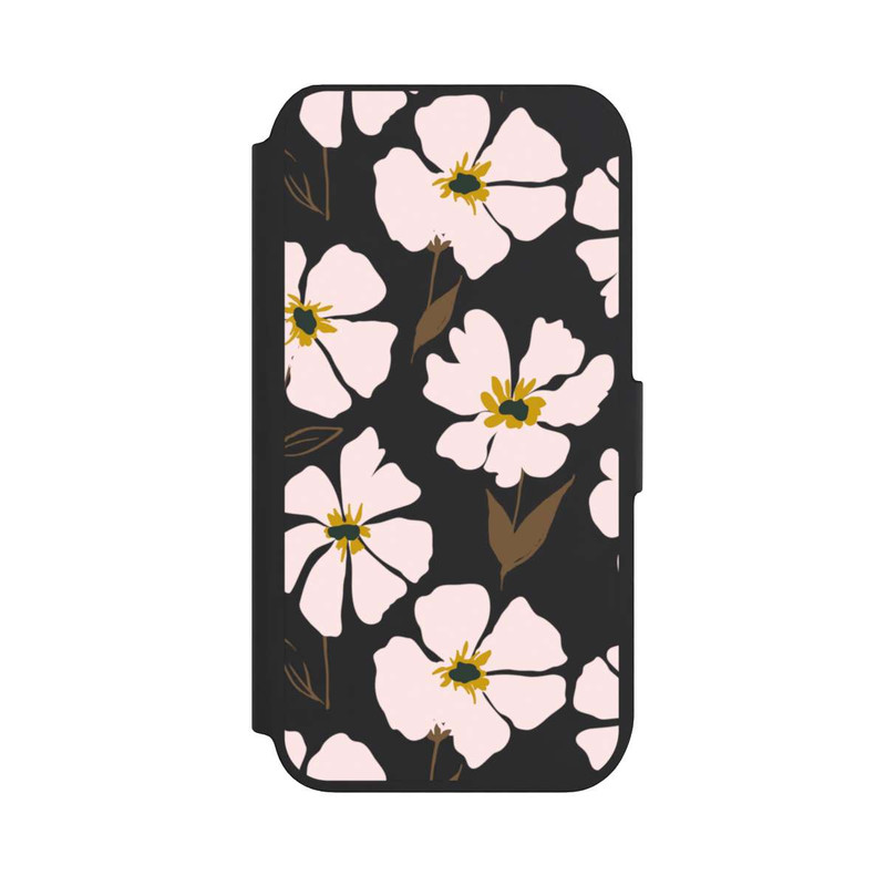 iPhone 7 NIVOflip Simple Pastell Flowers Rose Transparent