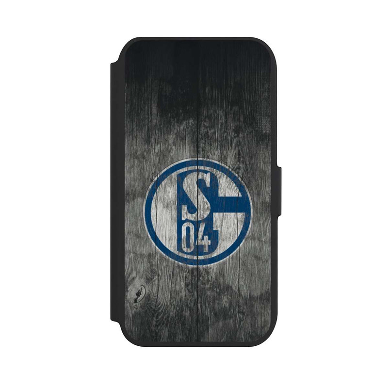 iPhone 7 NIVOflip Schalke 04 Holz Look