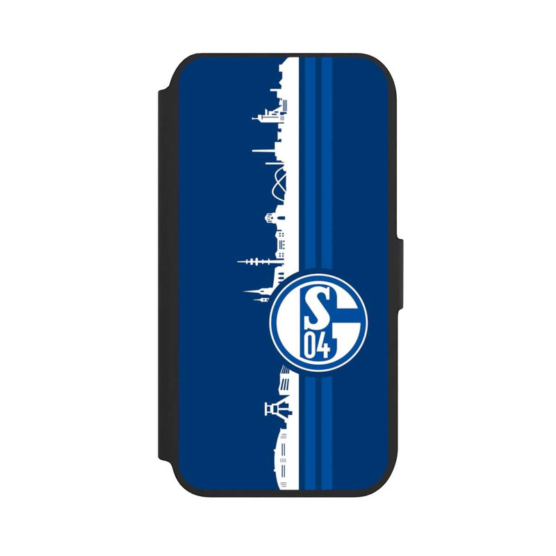 iPhone 7 NIVOflip Schalke 04 Skyline Blau