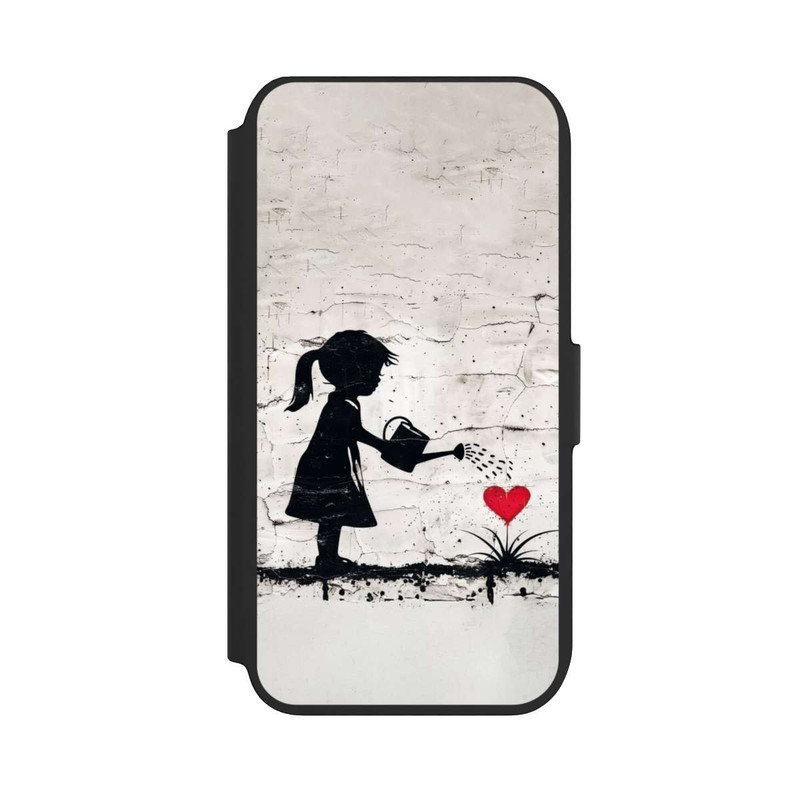 iPhone 7 NIVOflip Girl Watering Bunch of Flowers 
