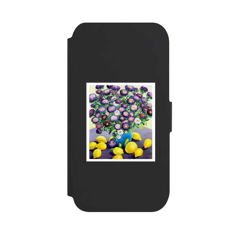 iPhone 7 NIVOflip Purple Asters and Lemons by Christopher Ryland
