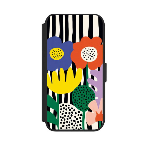 Apple iPhone 7 NIVOflip Flowers Striped Background