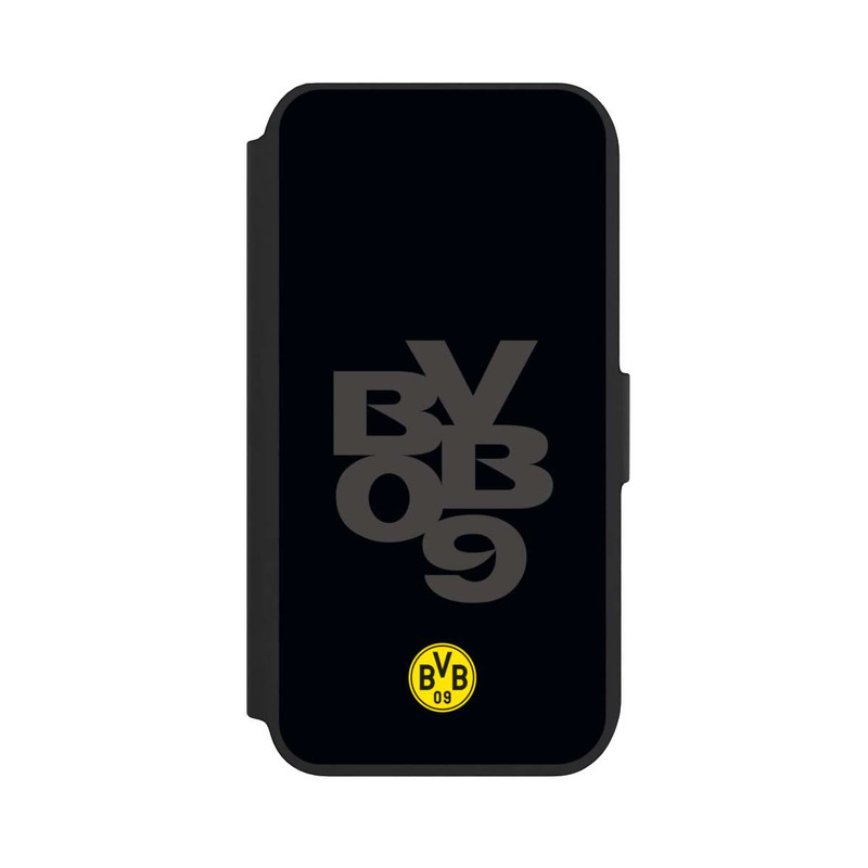 iPhone 7 NIVOflip BVB09 Grau Schwarz
