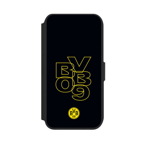 Apple iPhone 7 NIVOflip BVB09 Gelb Schwarz
