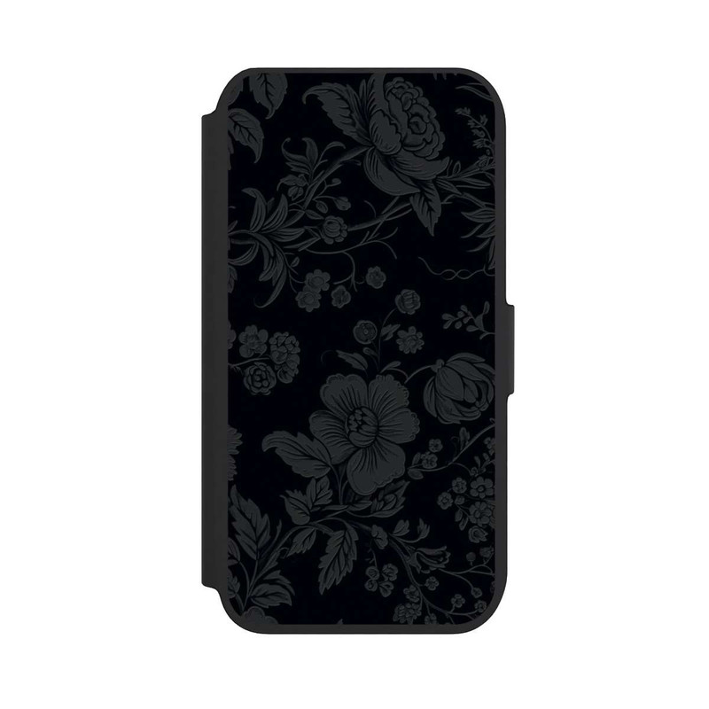 iPhone 7 NIVOflip Dunkle Blumen Vintageoptik