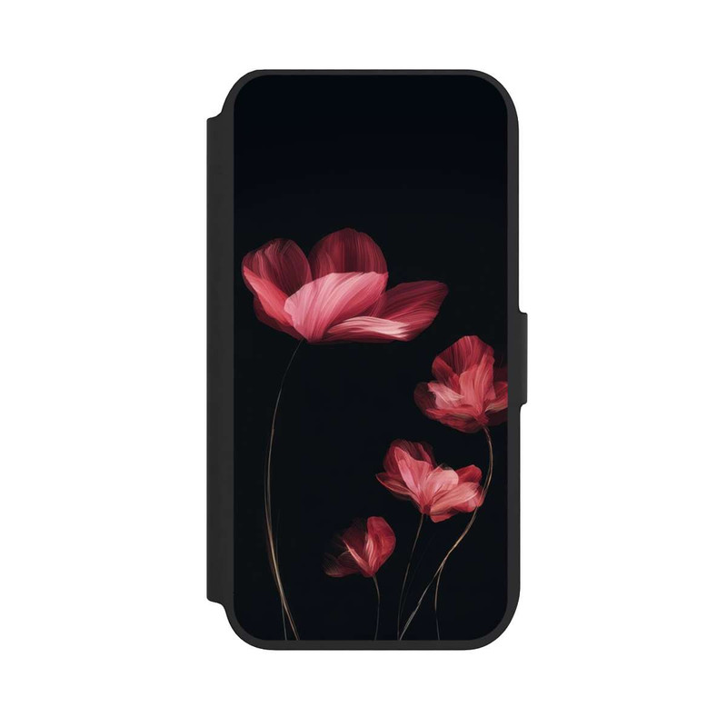 iPhone 7 NIVOflip Noir Burgundy Bloom