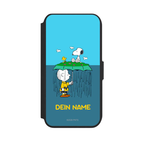 Apple iPhone 7 NIVOflip Charlie Brown Regen Personalisierbar