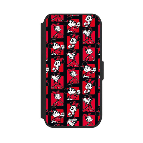 Apple iPhone 7 NIVOflip Micky Maus Rally Pattern Red