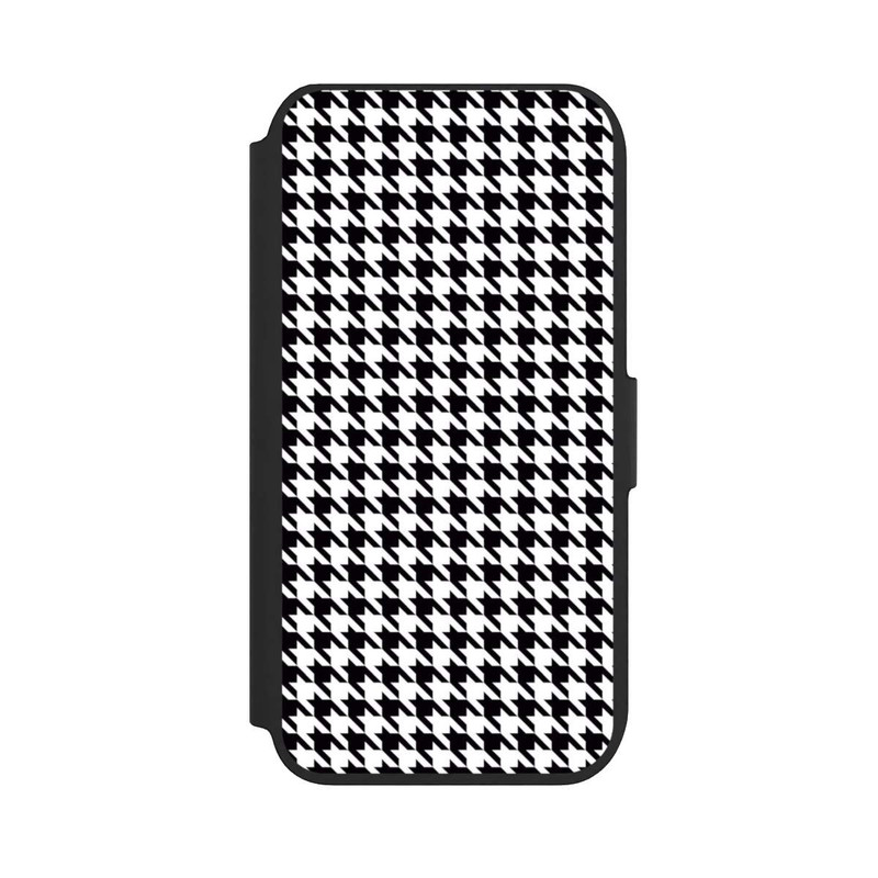 iPhone 8 NIVOflip Hahnentritt Schwarz Weiß