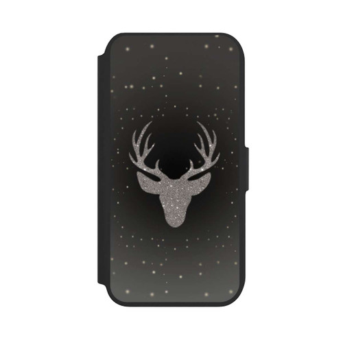 Apple iPhone 8 NIVOflip Hirsch Glitzer Look