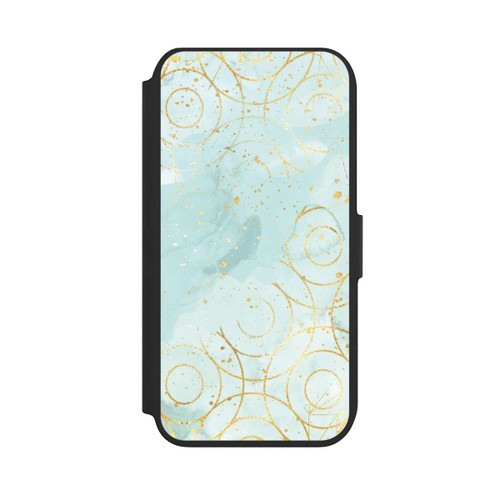 Apple iPhone 8 NIVOflip Marmormuster grün