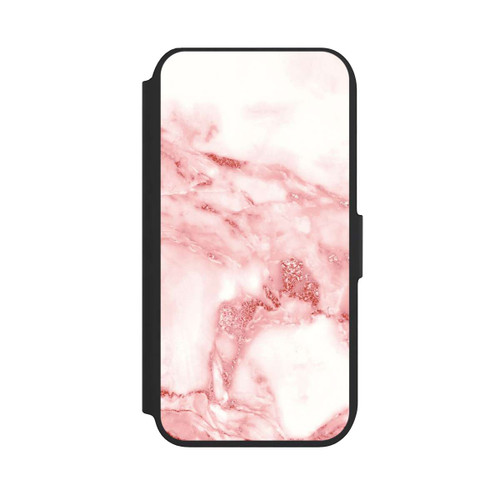 Apple iPhone 8 NIVOflip Marmor rosa und weiß