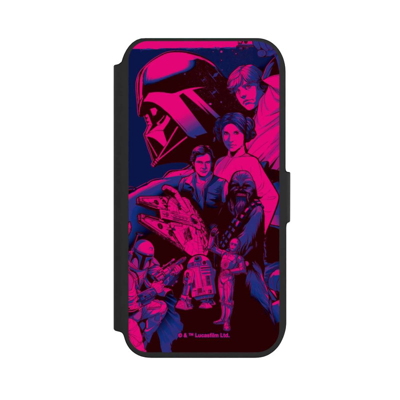 iPhone 8 NIVOflip StarWars Charaktere - Ultraviolet