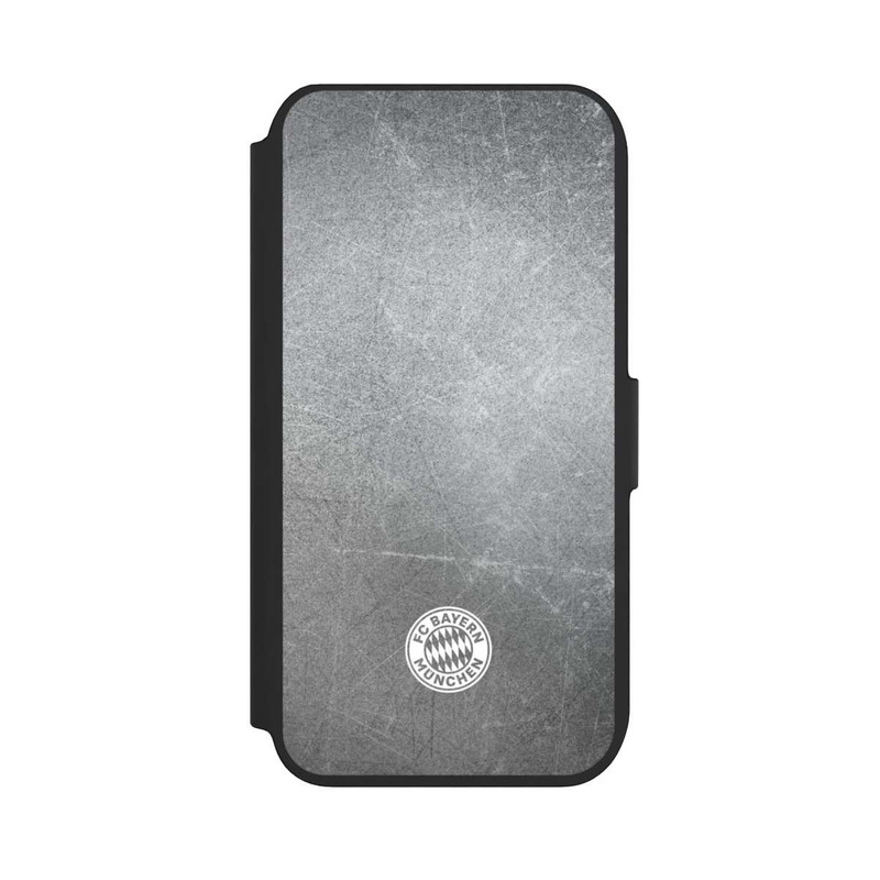 iPhone 8 NIVOflip Classic FCB Logo Small - White on Metal Look
