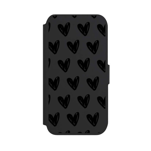 Apple iPhone 8 NIVOflip Herzen Schwarz ohne Hintergrund