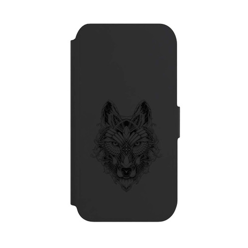 Apple iPhone 8 NIVOflip Wolf Mandala ohne Hintergrund