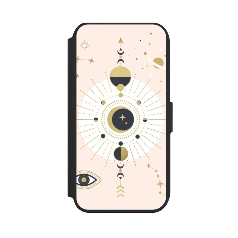 iPhone 8 NIVOflip Look abstrait or rose
