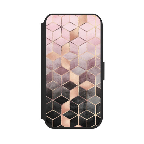 Apple iPhone 8 NIVOflip Pink-grauer Farbverlauf Würfel Druck