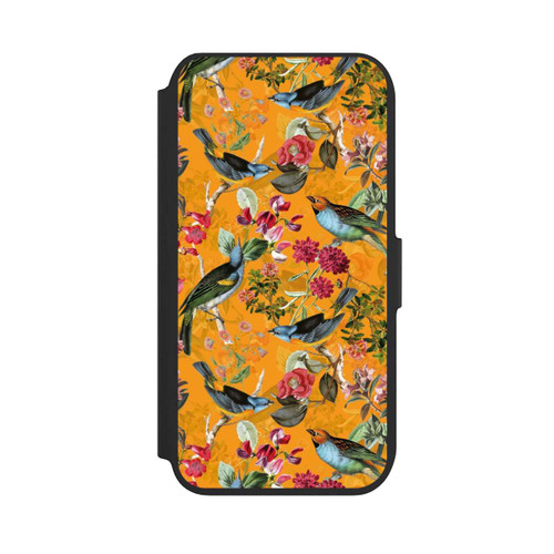 Apple iPhone 8 NIVOflip Tapete mit Vögeln und Blumen